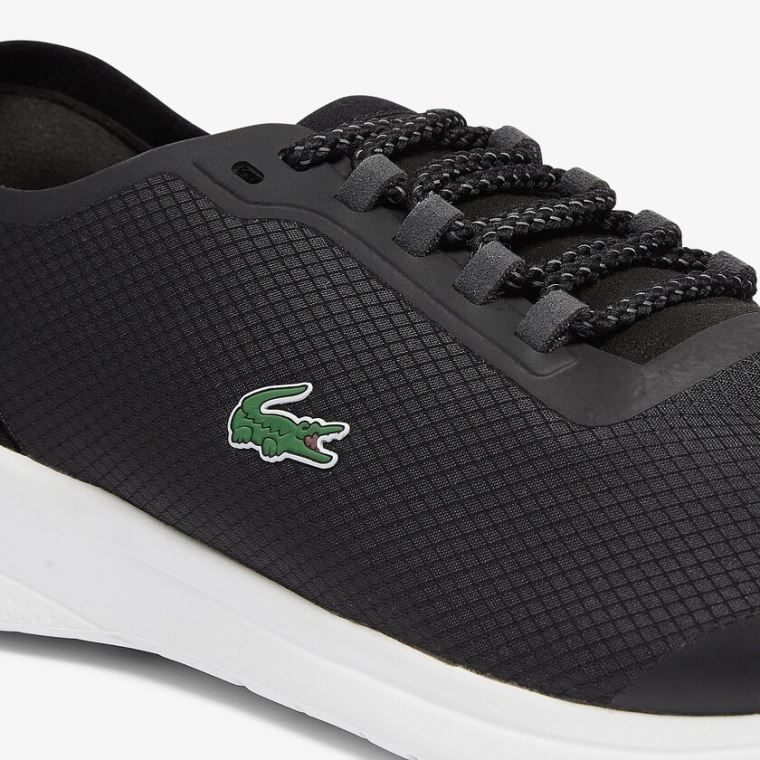 Lacoste LT Fit Tekstil Sneakers Svarte Hvite | avlYJhWZ