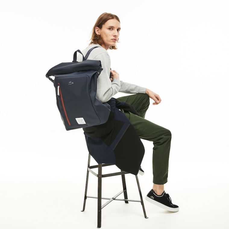 Lacoste L.12.12 Concept Backpack Marineblå | clGUc8zv