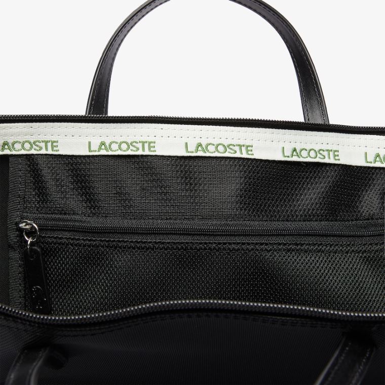 Lacoste L.12.12 Concept Weekend Tote Bag Svarte | xS3wjjTl