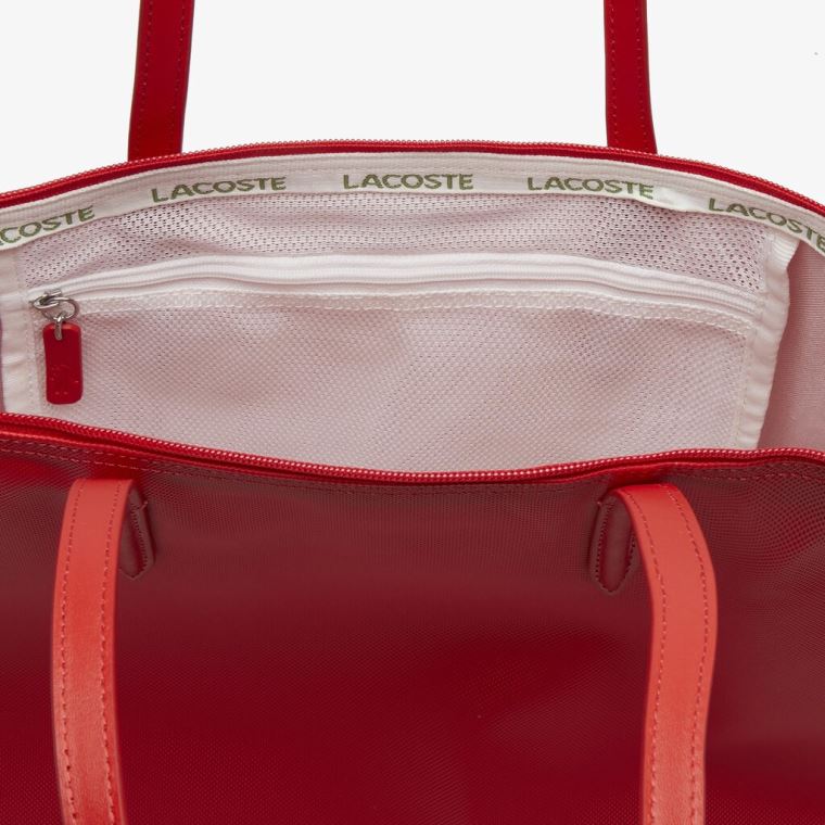 Lacoste L.12.12 Concept Zip Tote Bag Rød | h4kMiYvK