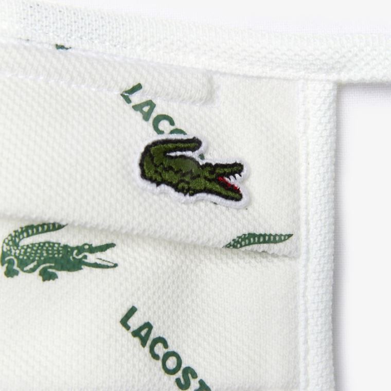 Lacoste L.12.12 Face Protection Mask with Adjustable Straps Grønn Hvite | SNKYpFt3