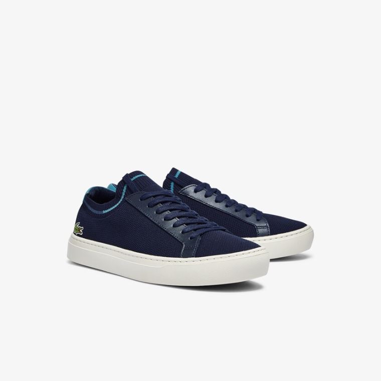 Lacoste La Piquée Tekstil Knit Sneakers Marineblå | Ls5TBdxr