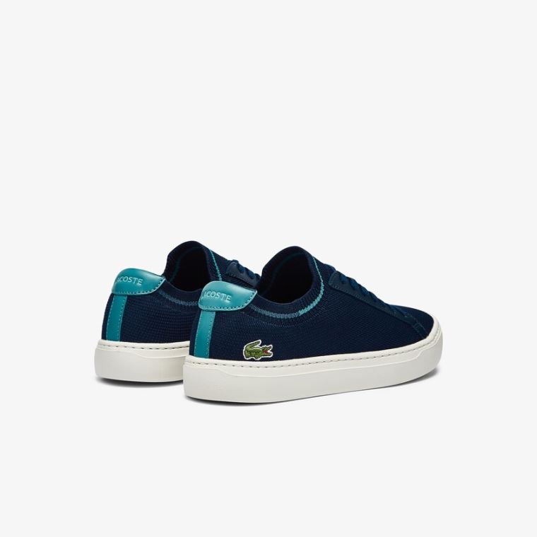 Lacoste La Piquée Tekstil Knit Sneakers Marineblå | Ls5TBdxr