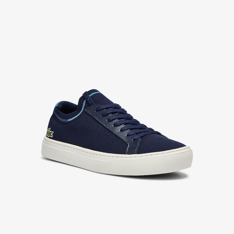 Lacoste La Piquée Tekstil Knit Sneakers Marineblå | Ls5TBdxr