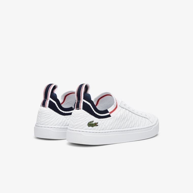 Lacoste La Piquée Tekstil Sneakers Hvite Beige | WruqE075