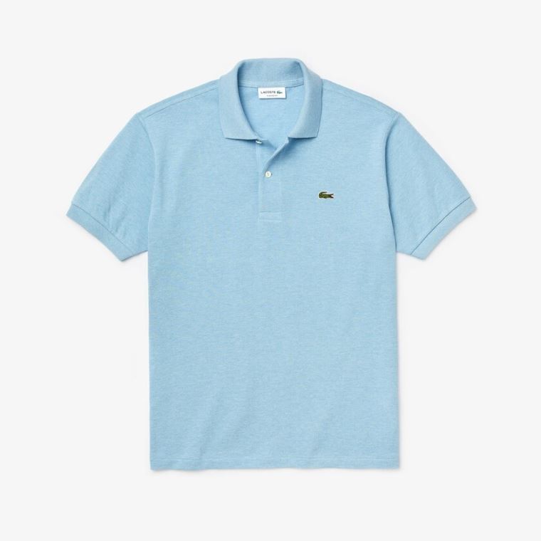 Lacoste Marl Fabric L.12.12 Polo Blå | 8XXdLPte