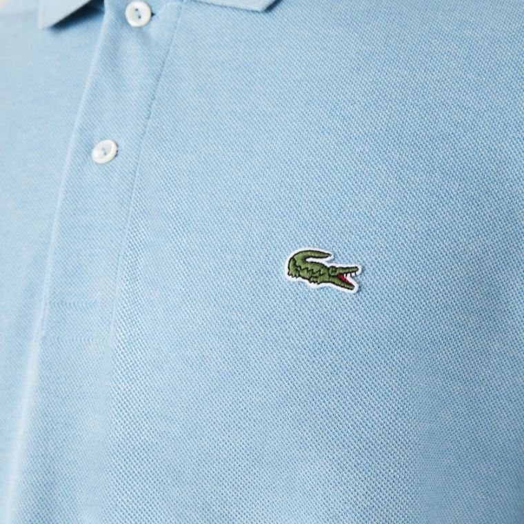 Lacoste Marl Fabric L.12.12 Polo Blå | 8XXdLPte