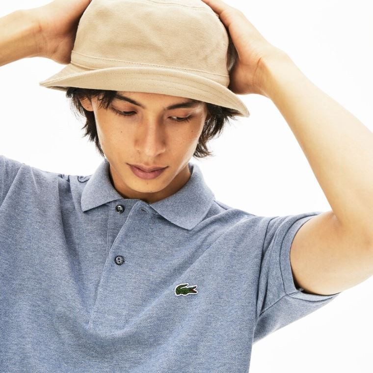 Lacoste Marl Fabric L.12.12 Polo Blå | cxspmDaU