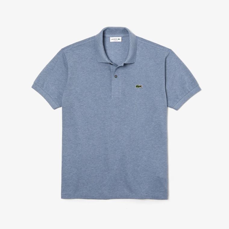 Lacoste Marl Fabric L.12.12 Polo Blå | cxspmDaU