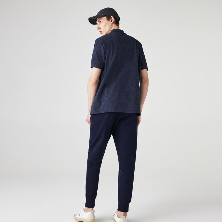 Lacoste Marl Fabric L.12.12 Polo Blå | lQYWFNIS