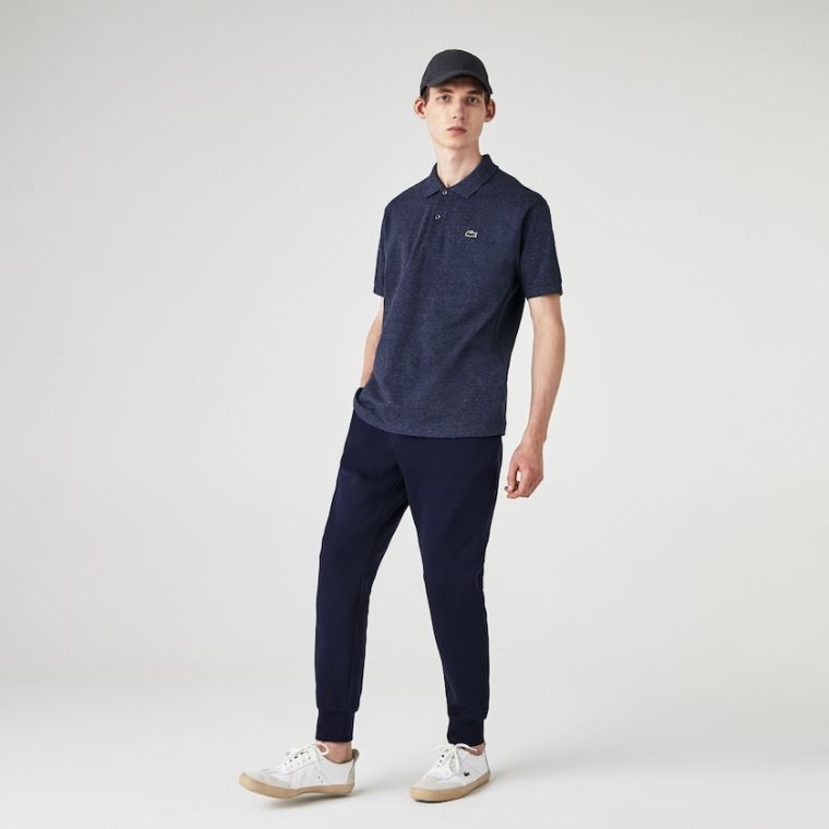 Lacoste Marl Fabric L.12.12 Polo Blå | lQYWFNIS