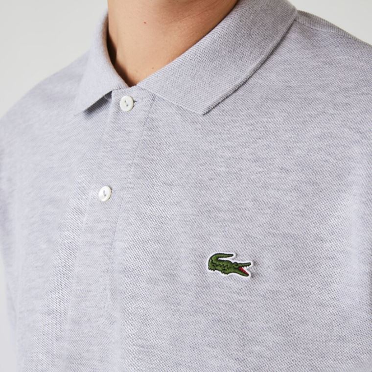 Lacoste Marl Fabric L.12.12 Polo Grå | E5ZYebxU