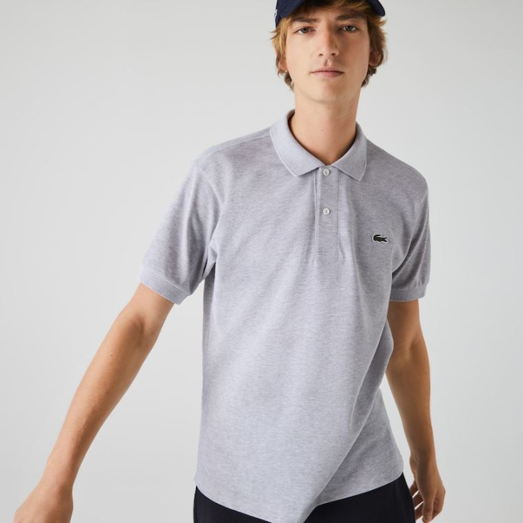 Lacoste Marl Fabric L.12.12 Polo Grå | E5ZYebxU