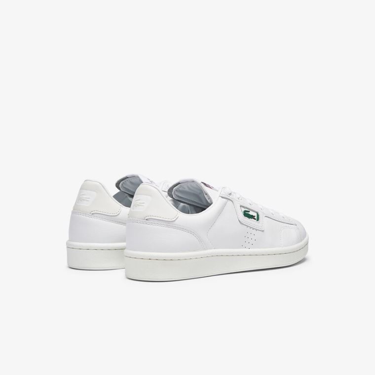 Lacoste Masters Classic Lær Sneakers Hvite Grå | 8Zs9gZY0