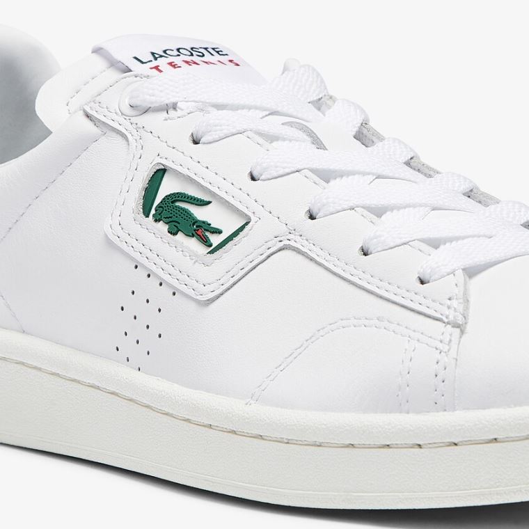 Lacoste Masters Classic Lær Sneakers Hvite Grå | 8Zs9gZY0