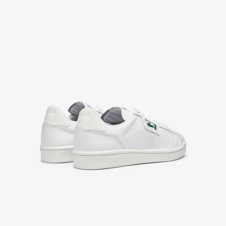 Lacoste Masters Classic Lær Sneakers Hvite Hvite | INyxDL7F