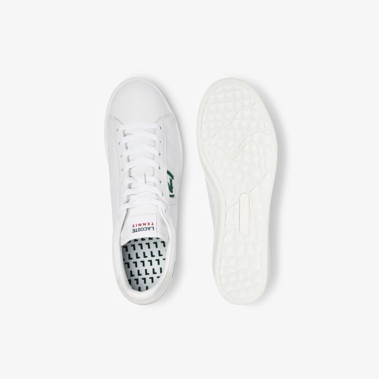 Lacoste Masters Classic Lær Sneakers Hvite Hvite | INyxDL7F