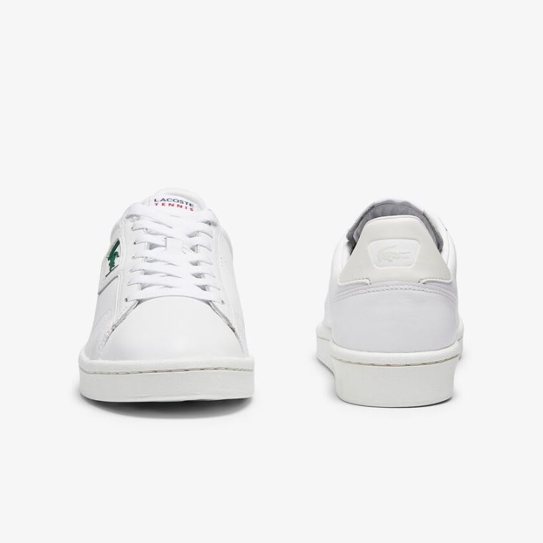 Lacoste Masters Classic Lær Sneakers Hvite Hvite | INyxDL7F