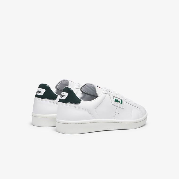 Lacoste Masters Classic Lær Sneakers Hvite | xXsPEIdS