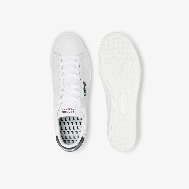 Lacoste Masters Classic Lær Sneakers Hvite | xXsPEIdS