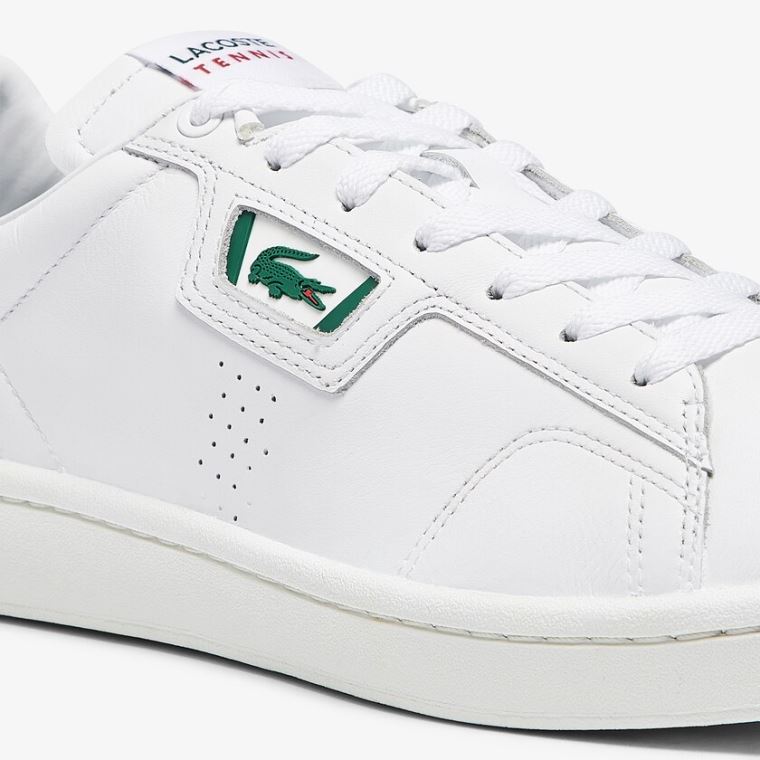 Lacoste Masters Classic Lær Sneakers Hvite | xXsPEIdS