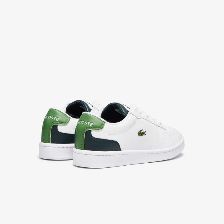 Lacoste Masters Cup Lær and Syntetisk Sneakers Hvite | HfOoUVP1