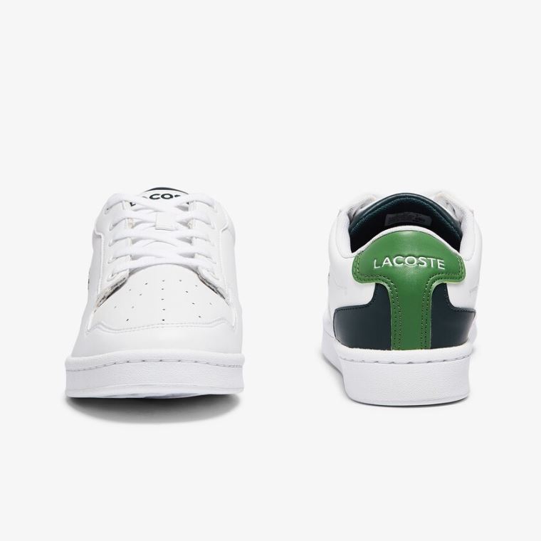 Lacoste Masters Cup Lær and Syntetisk Sneakers Hvite | HfOoUVP1