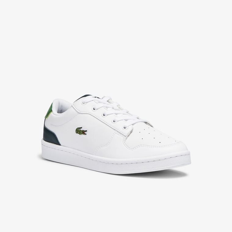 Lacoste Masters Cup Lær and Syntetisk Sneakers Hvite | HfOoUVP1