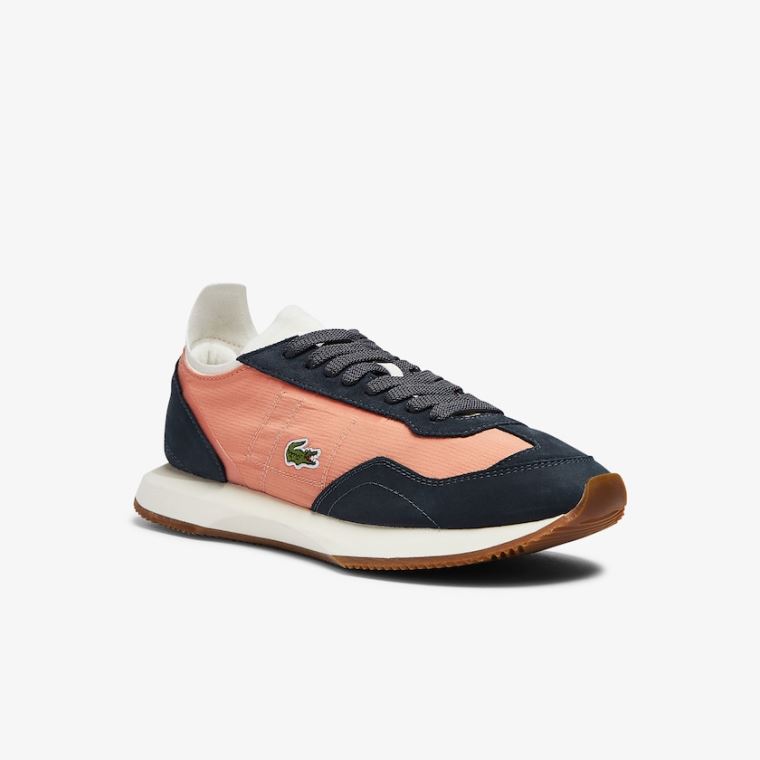 Lacoste Match Break Sneaker Rosa Hvite | Bn4wAFTk