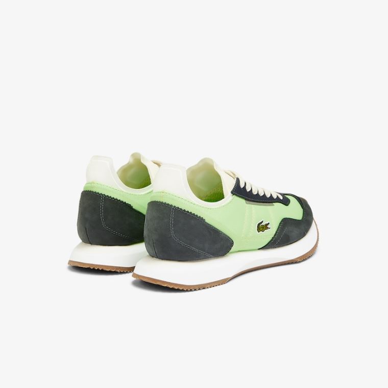 Lacoste Match Break Tekstil Sneakers Olivengrønne Lyse Grønn | L5m1pGvM