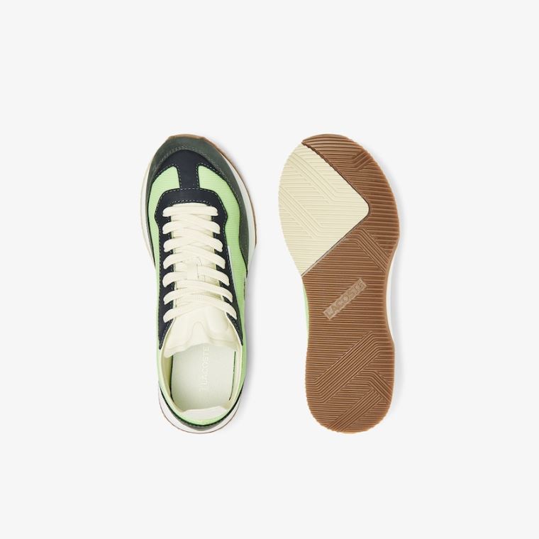 Lacoste Match Break Tekstil Sneakers Olivengrønne Lyse Grønn | L5m1pGvM