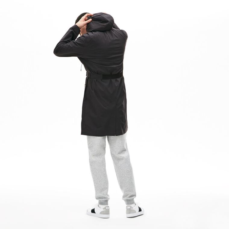 Lacoste Motion 3-in-1 Raincoat With Detachable Vest Mørke Grå | H9aJe4Oj