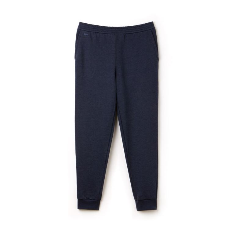 Lacoste Motion Bomull And Wool Fleece Sweatpants Blå | AuBGjSgg