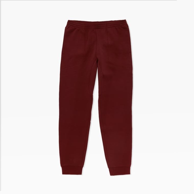 Lacoste Motion Bomull-Blend Sweatpants Mørke Rød | Qa9FSHzc