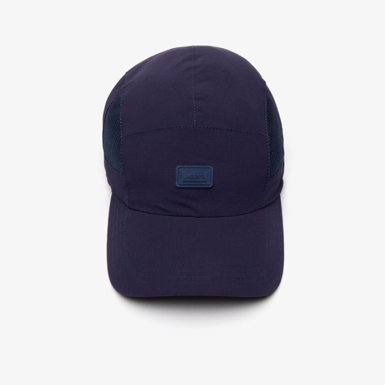 Lacoste Motion Nylon Cap Marineblå Blå | A0IpRGsQ