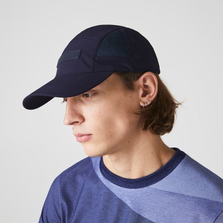 Lacoste Motion Nylon Cap Marineblå Blå | A0IpRGsQ