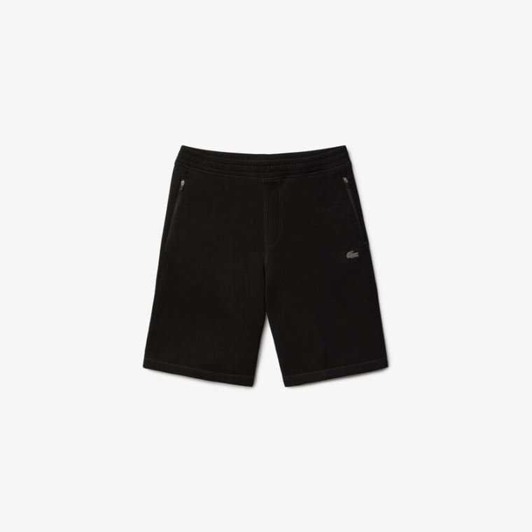 Lacoste Motion Stretch Bomull Bermuda Shorts Svarte | FAzy9xbr