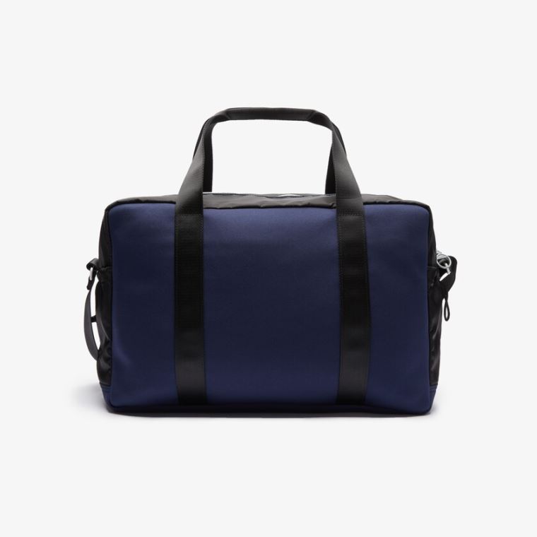 Lacoste Motion Ultra-Light Zippered Gym Bag Marineblå Blå Svarte | 2GSqEAFg