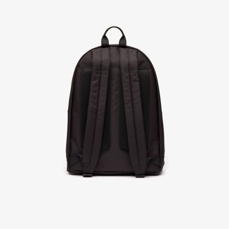 Lacoste Néocroc Canvas Backpack Svarte | ejs5kl8o