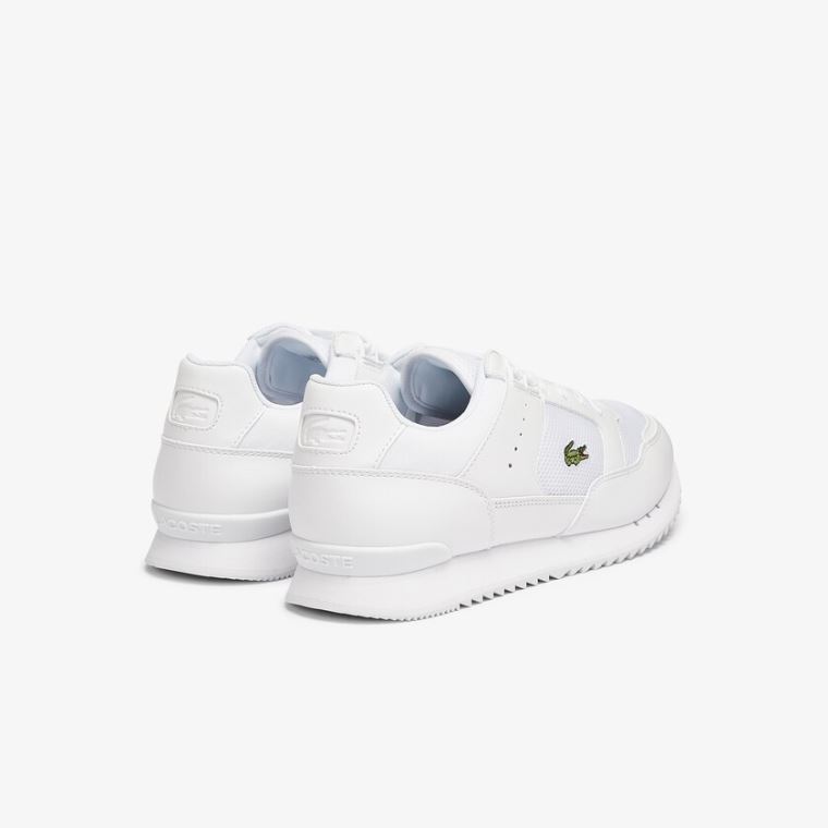 Lacoste Partner Piste Tekstil Sneakers Hvite | bl7RzyK8