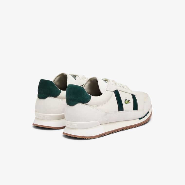 Lacoste Partner Retro Lær Sneakers Hvite | 2HHCEZJz