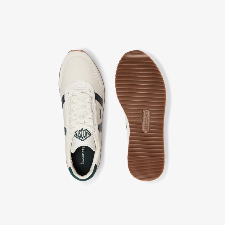 Lacoste Partner Retro Lær Sneakers Hvite | 2HHCEZJz