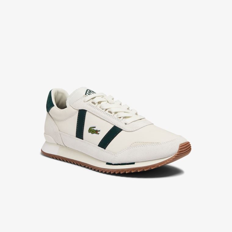 Lacoste Partner Retro Lær Sneakers Hvite | 2HHCEZJz