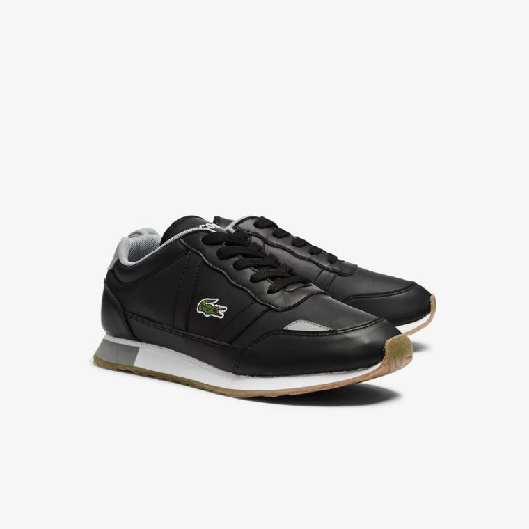 Lacoste Partner Tekstil Sneakers Svarte | HFZvP97R