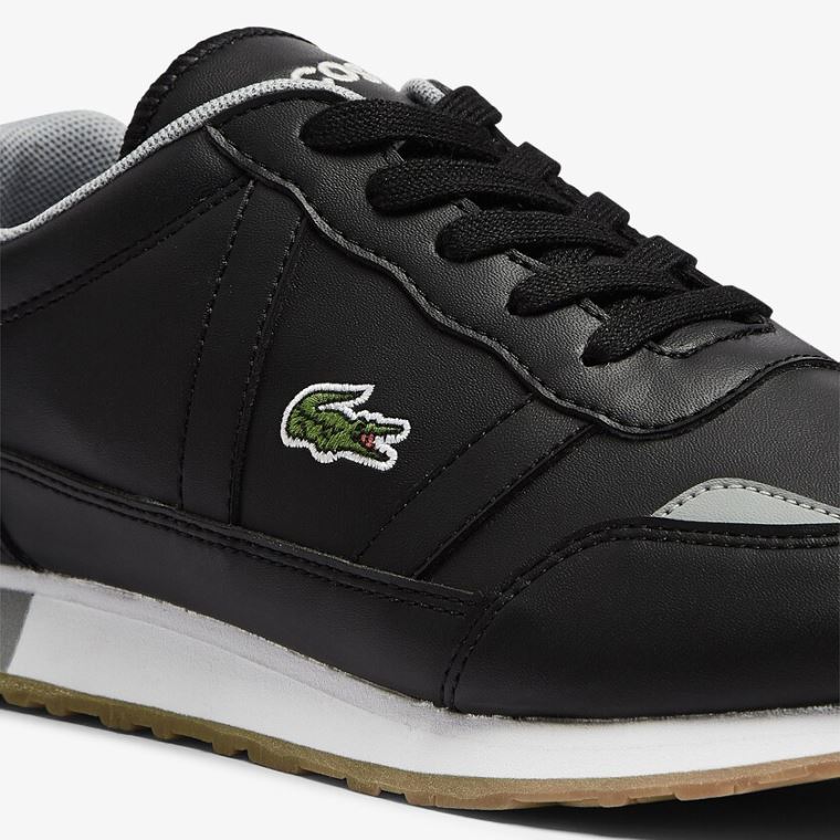 Lacoste Partner Tekstil Sneakers Svarte | HFZvP97R