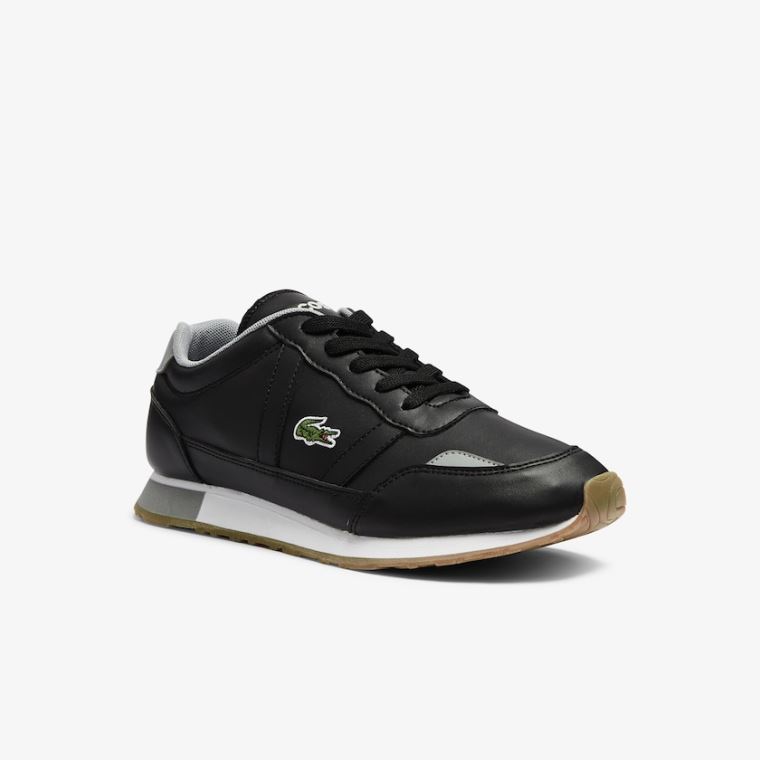 Lacoste Partner Tekstil Sneakers Svarte | HFZvP97R