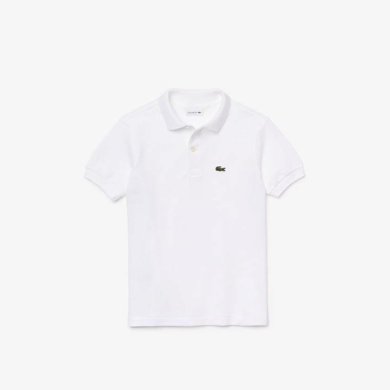 Lacoste Petit Piqué Polo Hvite | h2Fc6H53