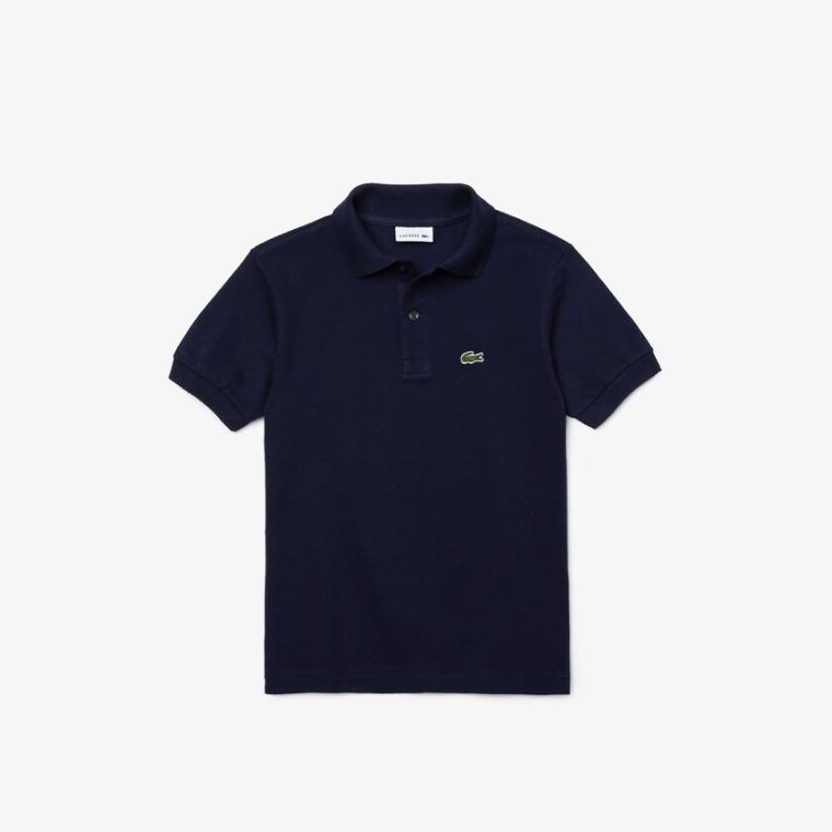 Lacoste Petit Piqué Polo Marineblå Blå | W2zjqgL5