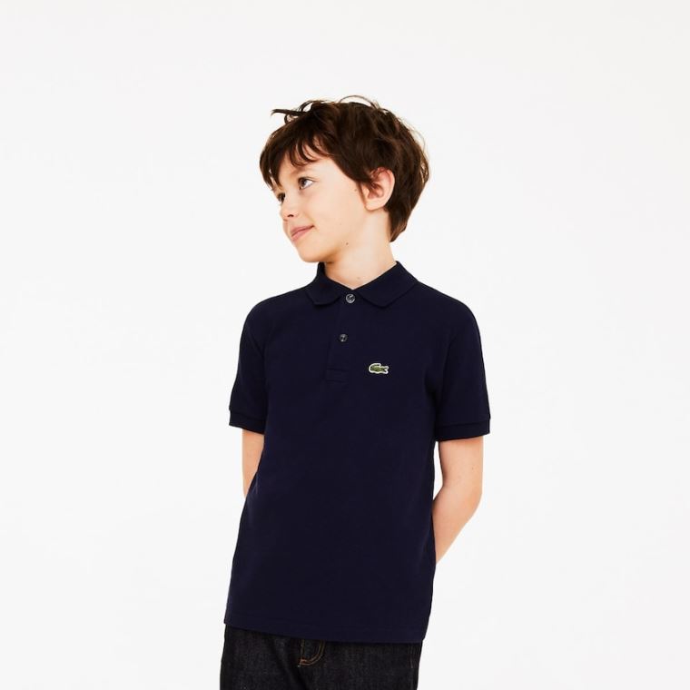 Lacoste Petit Piqué Polo Marineblå Blå | W2zjqgL5