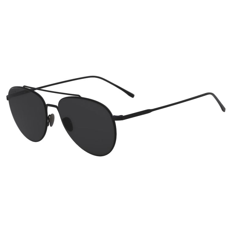 Lacoste Pilot Shape Metal Ultra-Thin Sunglasses Svarte Blå | Fp9A5Blr